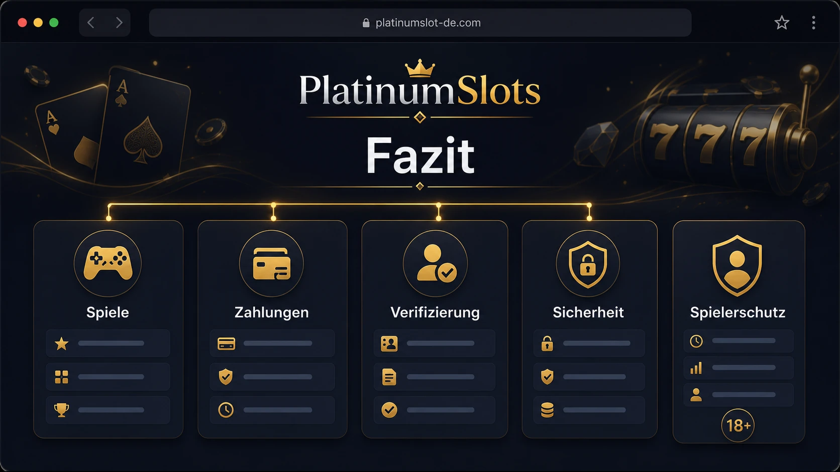 Fazit zu PlatinumSlots
